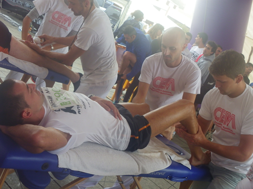 masaje deportivo maraton CEM Canarias