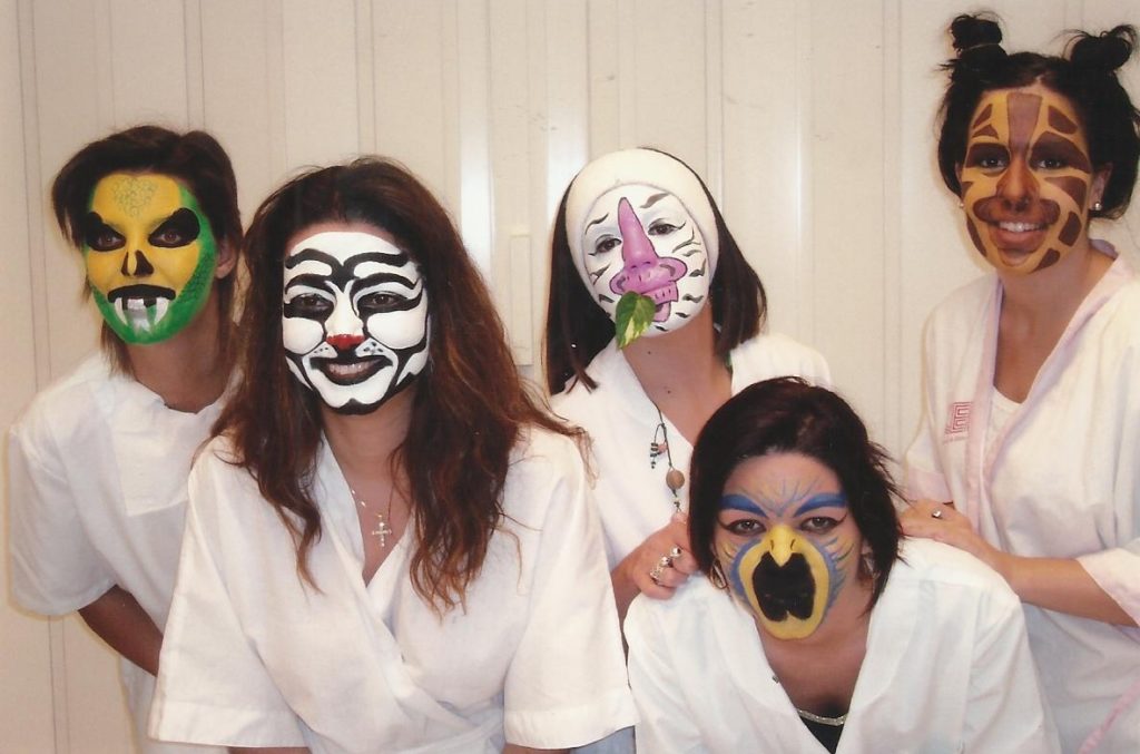 Maquillaje de Fantasía. Alumnas de CEM Las Palmas, CEM Canarias