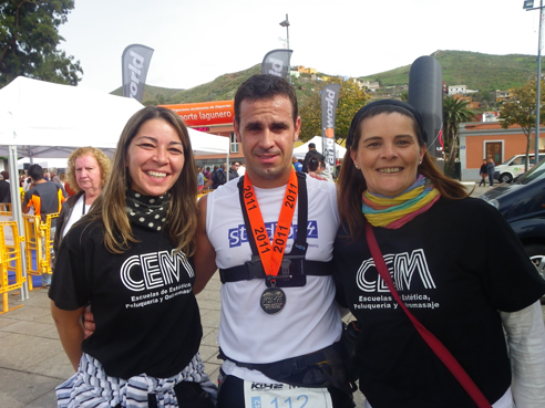 ganadores maraton con quiromasajistas