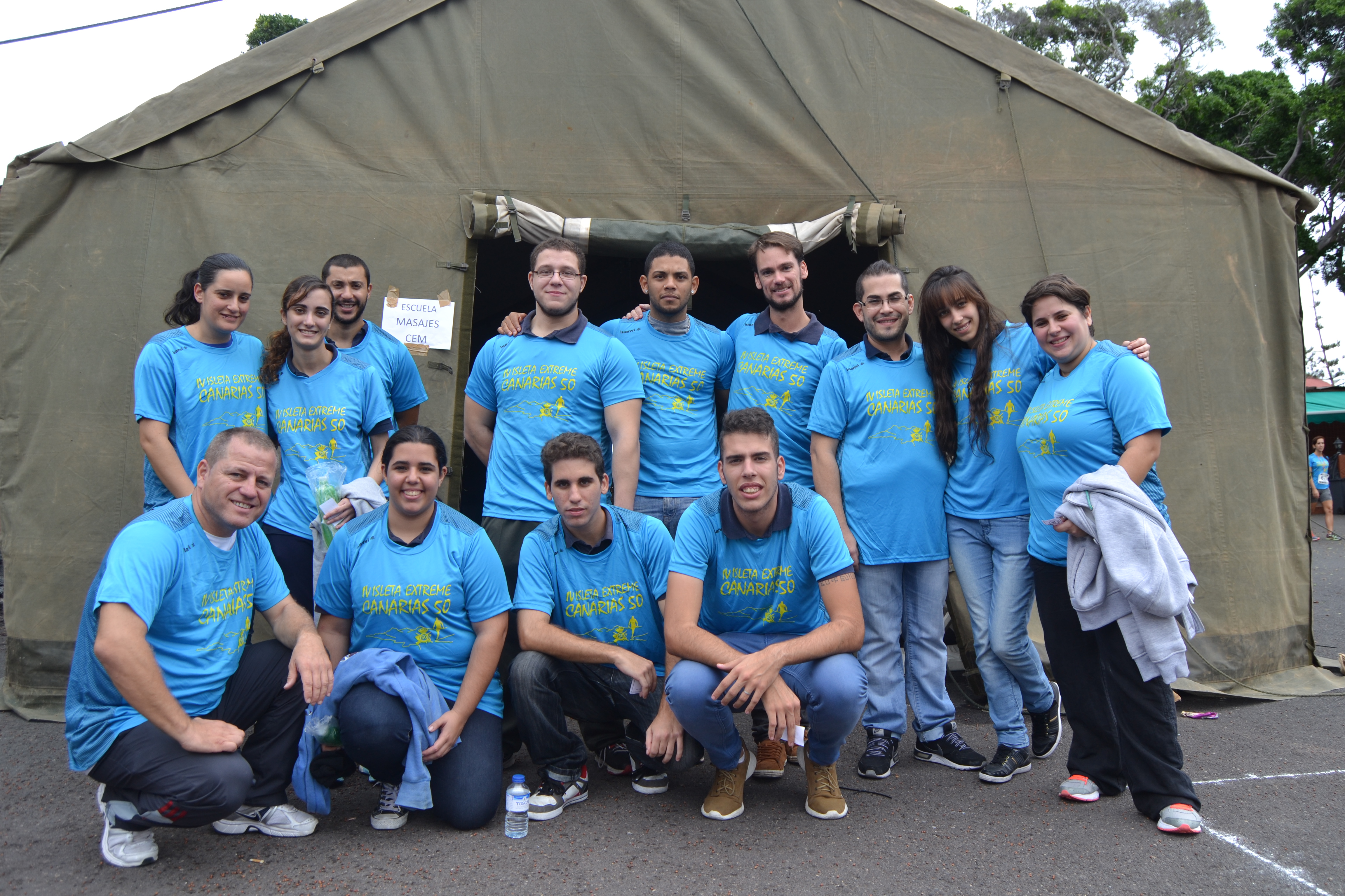 Alumnos de quiromasaje y masaje deportivo participan en el Isleta Extreme, CEM Canarias